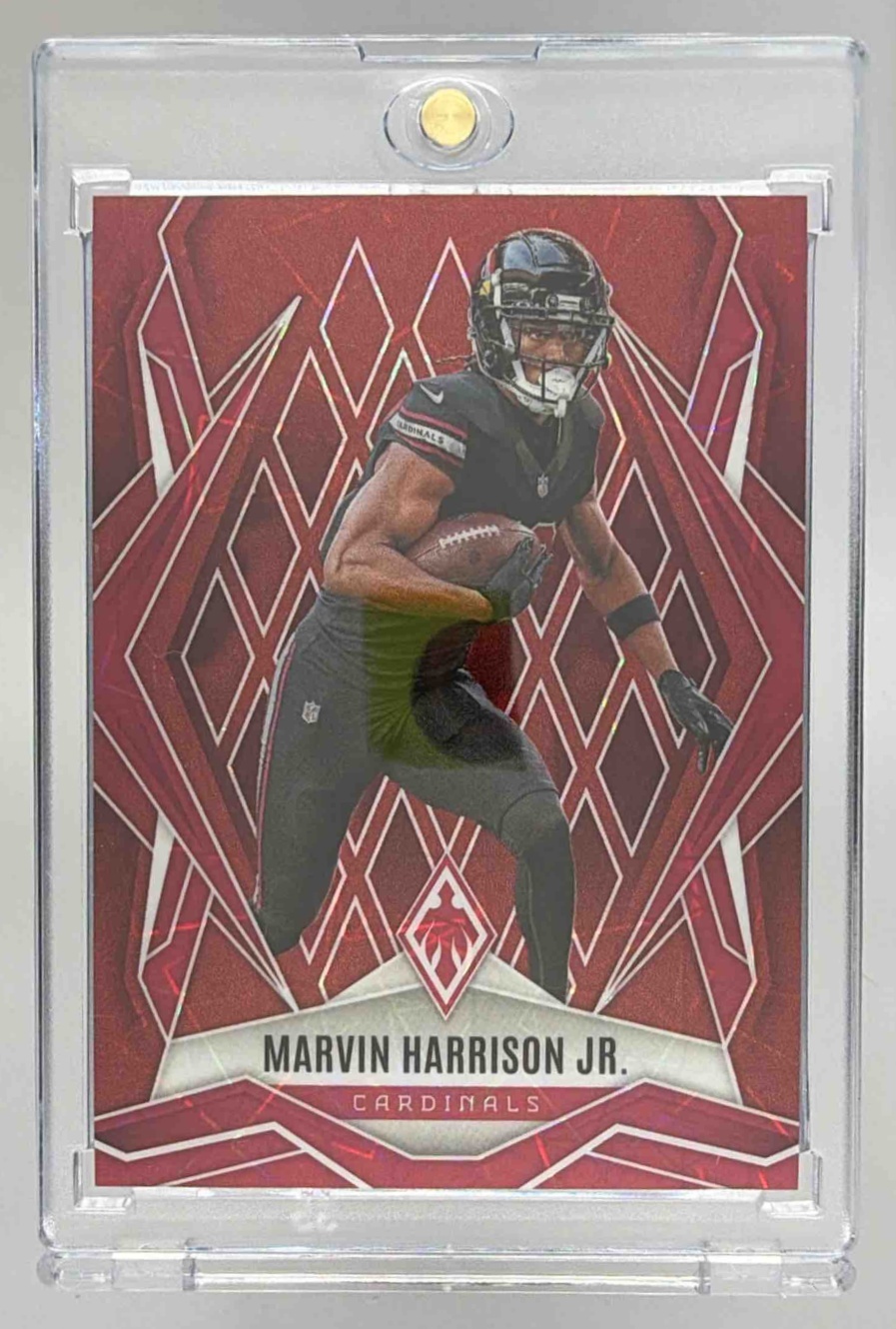 Card image for 2025 Panini Phoenix Marvin Harrison Jr. Wave /199 #150 Cardinals