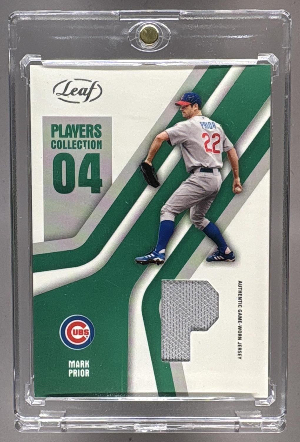 2004 DONRUSS MARK PRIOR #PC-58 PLAYERS COLLECTIO CUBS