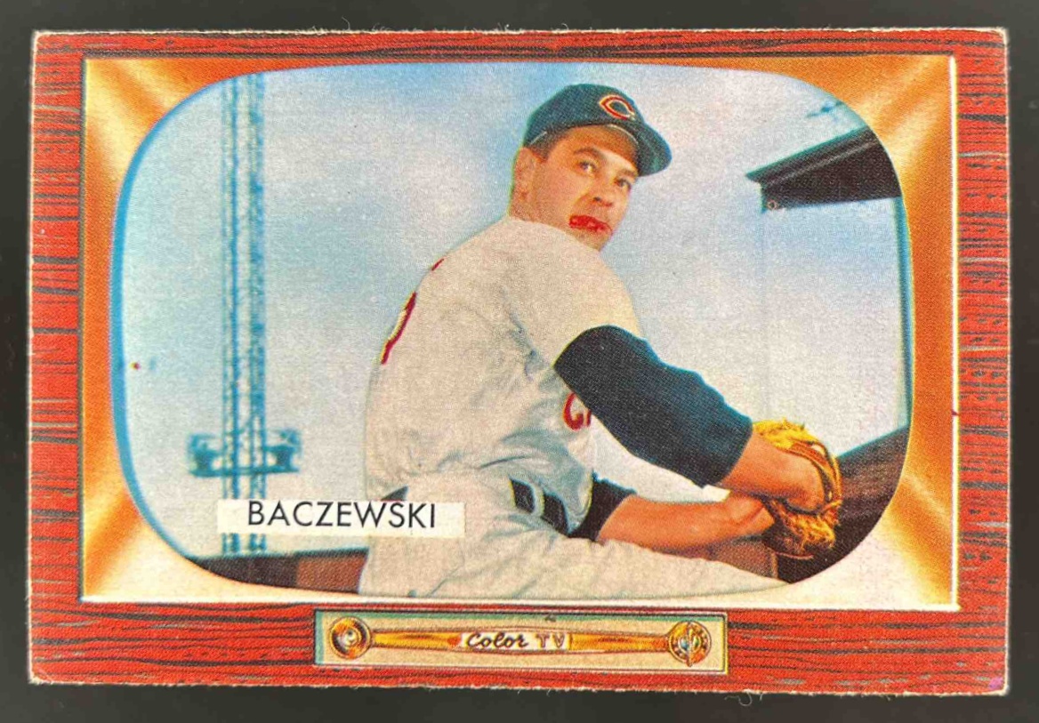 Card image for 1955 BOWMAN BASEBALL FRED BACZEWSKI #190
