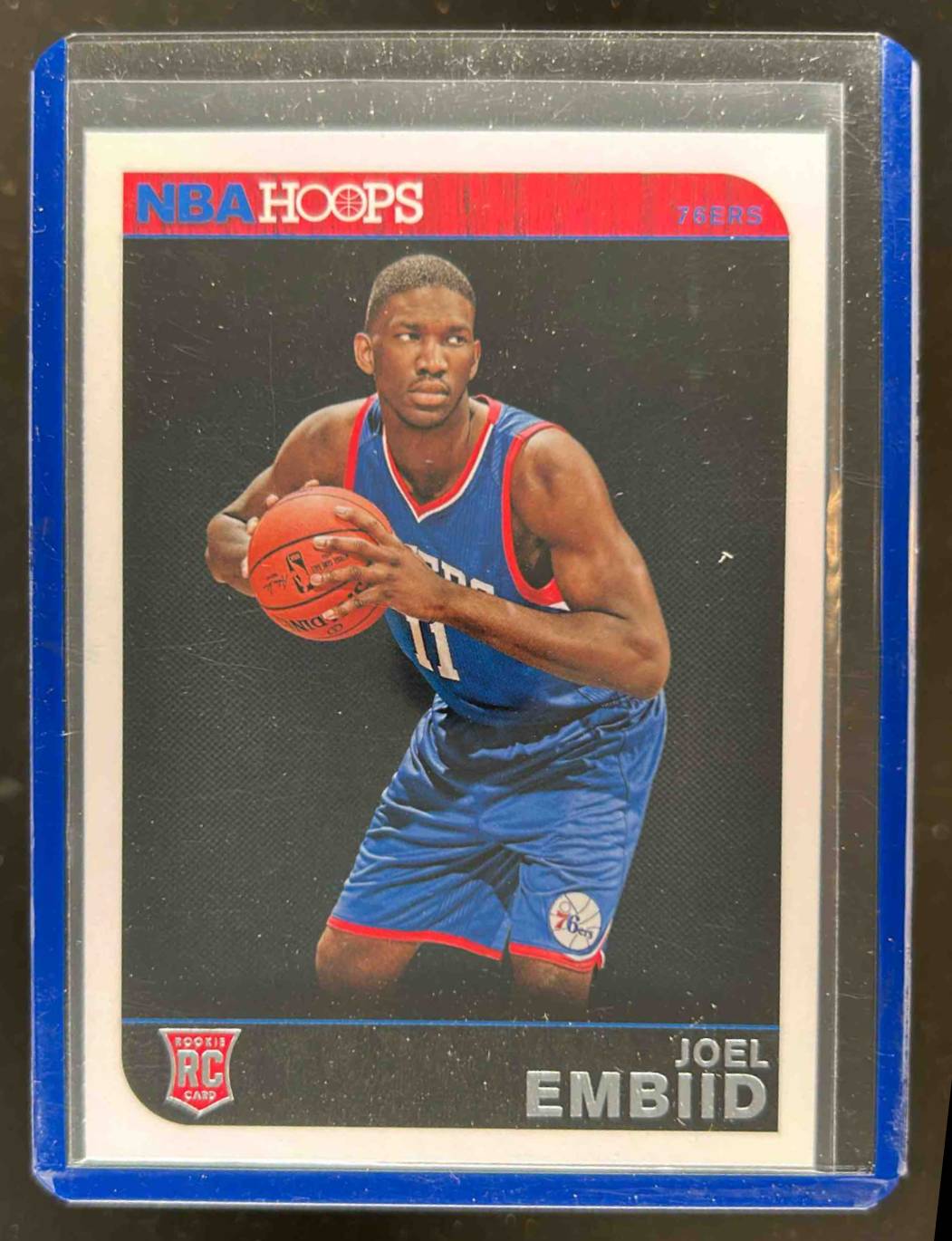 Card image for 2014-15 PANINI HOOPS JOEL EMBIID #263 RC ROOKIE PHILADELPHIA 76ERS