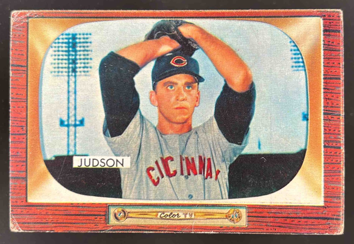 Card image for 1955 BOWMAN BASEBALL HOWIE JUDSON #193