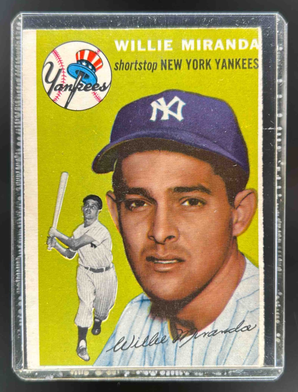 Card image for 1954 TOPPS BASEBALL WILLY MIRANDA #56 NEW YORK YANKEES