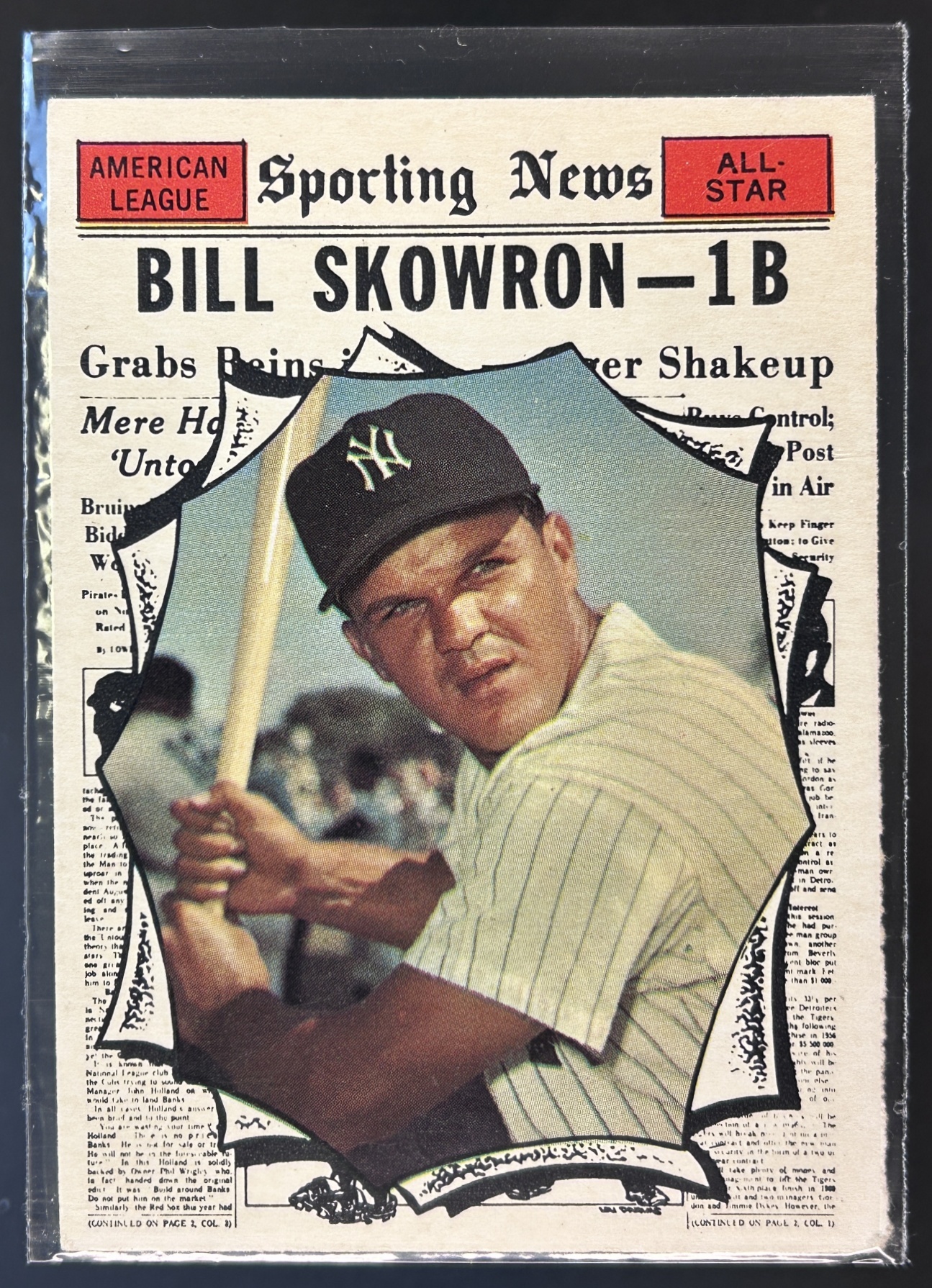 Card image for 1961 TOPPS BILL SKOWRON #568 NEW YORK YANKEES HIGH # ALL STAR