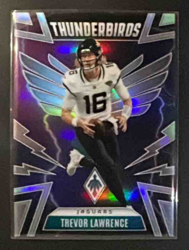 Card image for 2025 Panini Phoenix Trevor Lawrence #23 Thunderbirds Jaguars