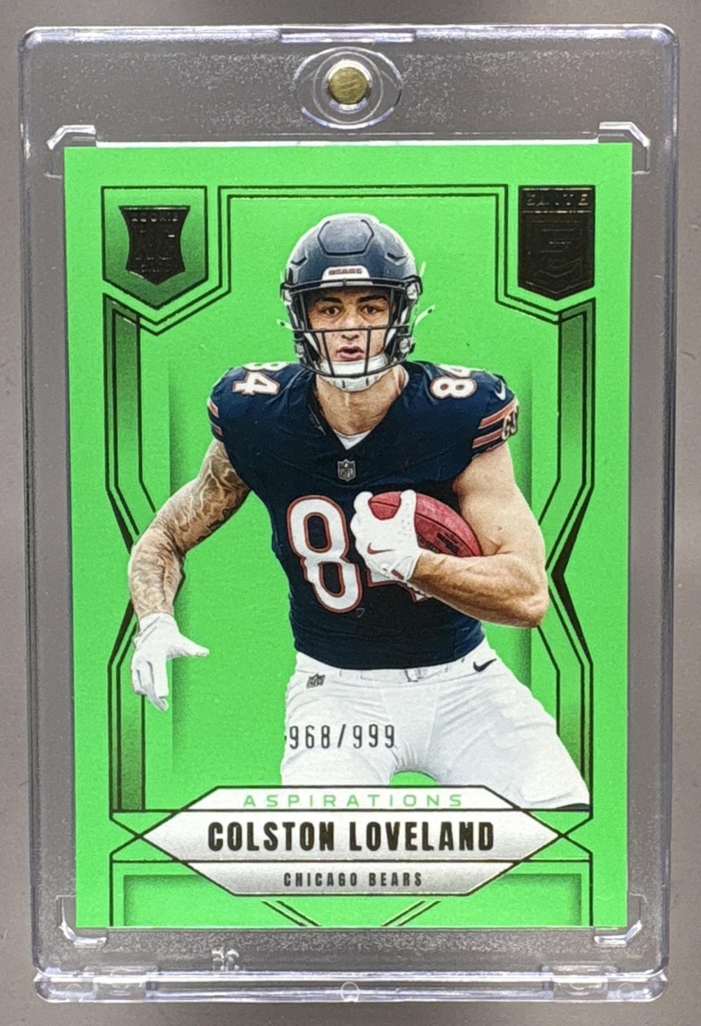 2025 PANINI DONRUSS ELITE COLSTON LOVELAND #109 ROOKIES LIME GREEN /999 RC