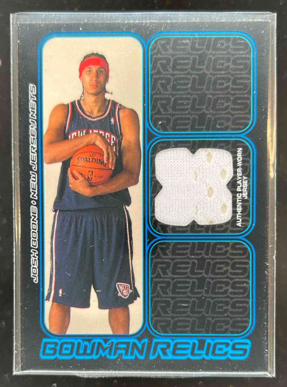 Card image for 2006-07 BOWMAN JOSH BOONE RELICS #BR-JB RC ROOKIE