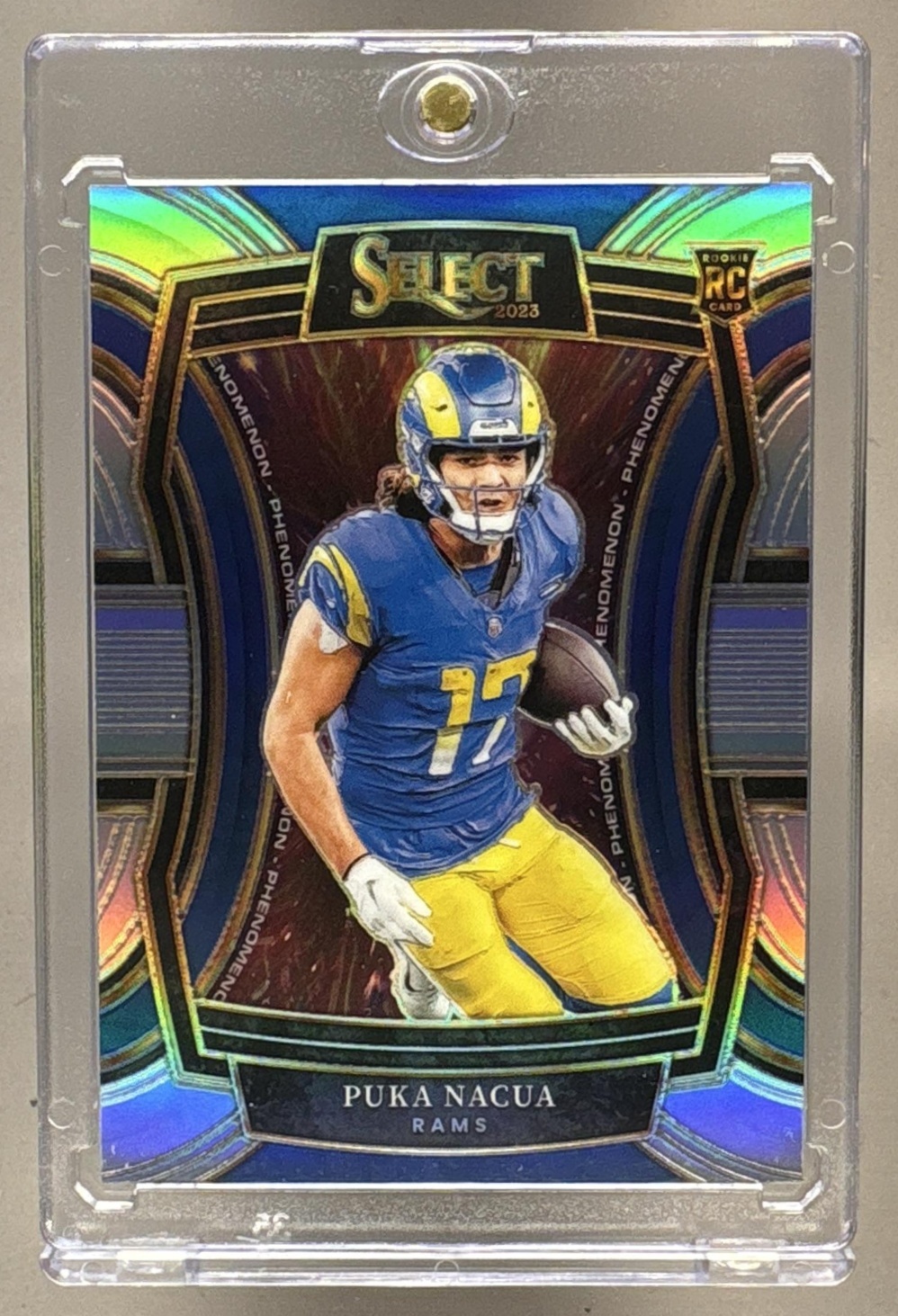2023 PANINI SELECT PUKA NACUA #PH-PNA PHENOMENON SILVER PRIZM RC RAMS