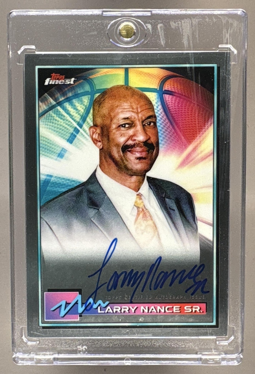 2021-22 TOPPS FINEST LARRY NANCE SR. #FA-LN AUTO USA