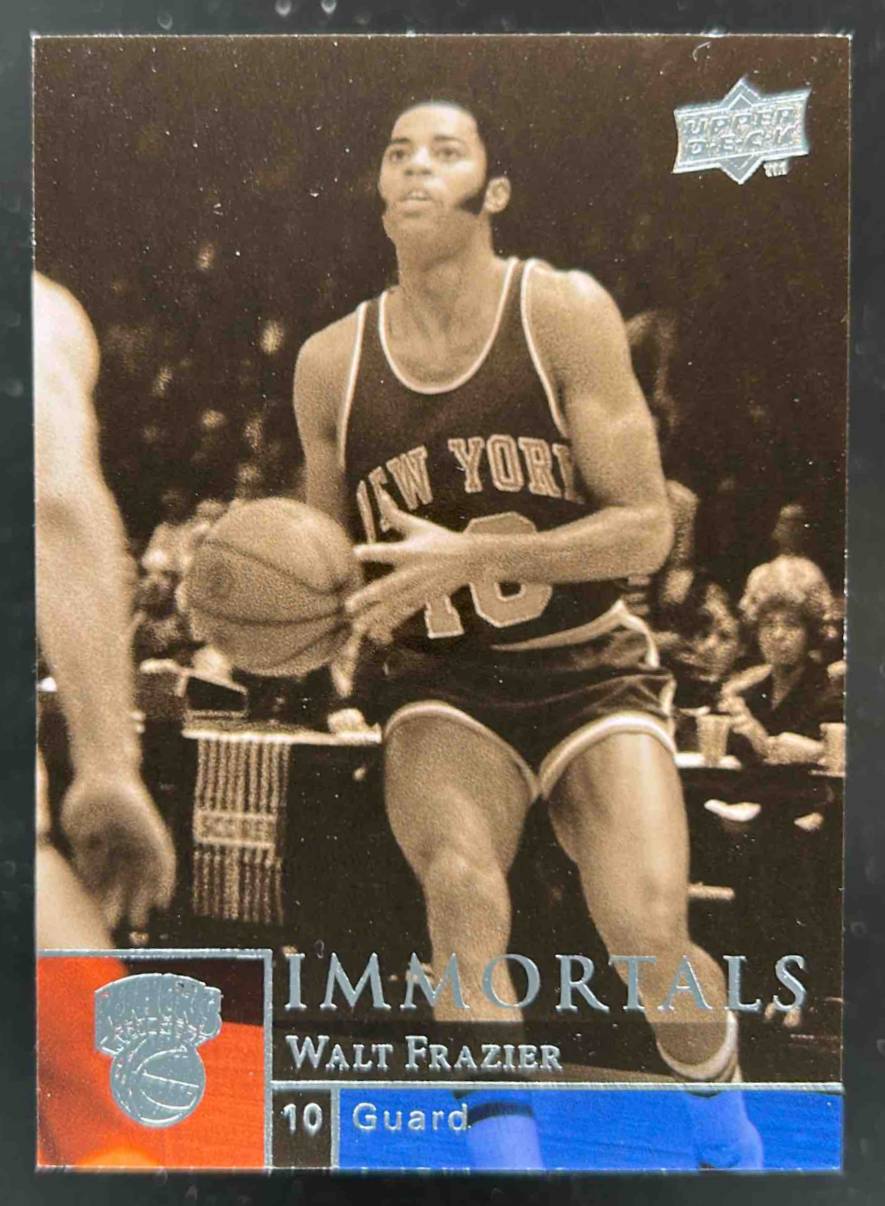 Card image for 2009-10 UPPER DECK WALT FRAZIER #295 NEW YORK KNICKS