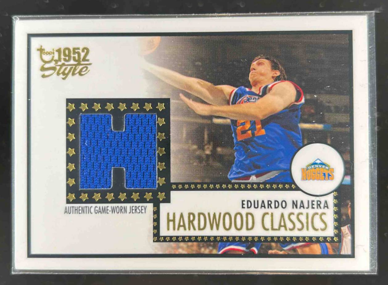 Card image for 2005-06 TOPPS 1952 STYLE EDUARDO NAJERA HARDWOOD CLASSICS #HCR-EN DENVER NUGGETS