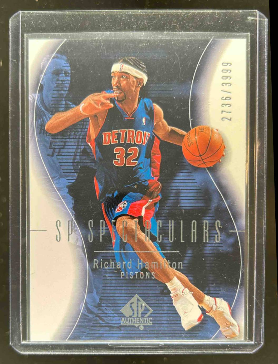 Card image for 2003-04 SP AUTHENTIC RICHARD HAMILTON /3999 #107 DETROIT PISTONS