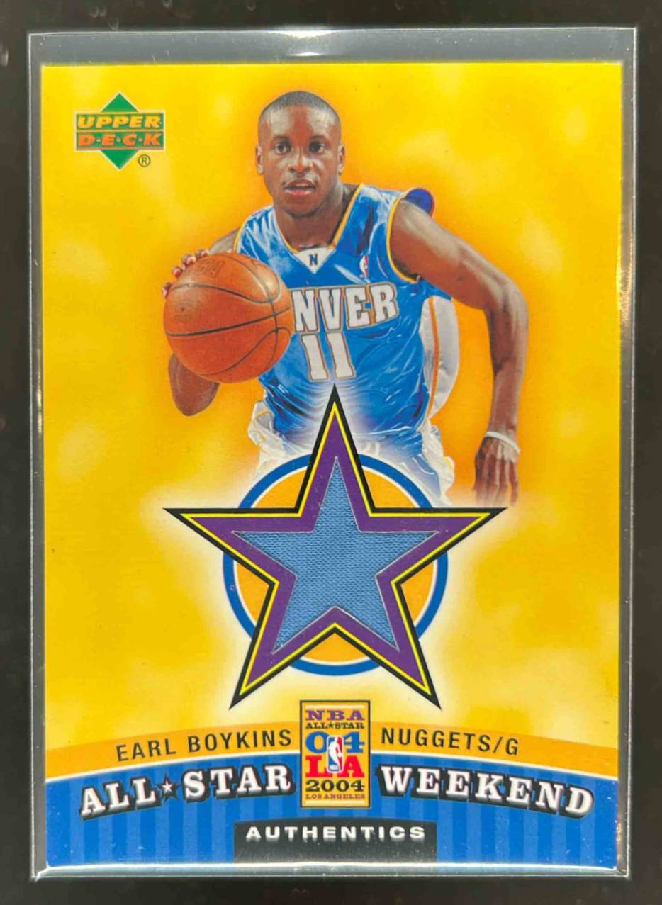 Card image for 2004-05 Upper Deck Earl Boykins All Star Weekend Authentics #ASW-EB