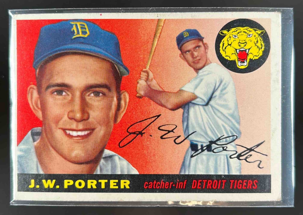 Card image for 1955 TOPPS BASEBALL J.W. PORTER #49 DETROIT TIGERS