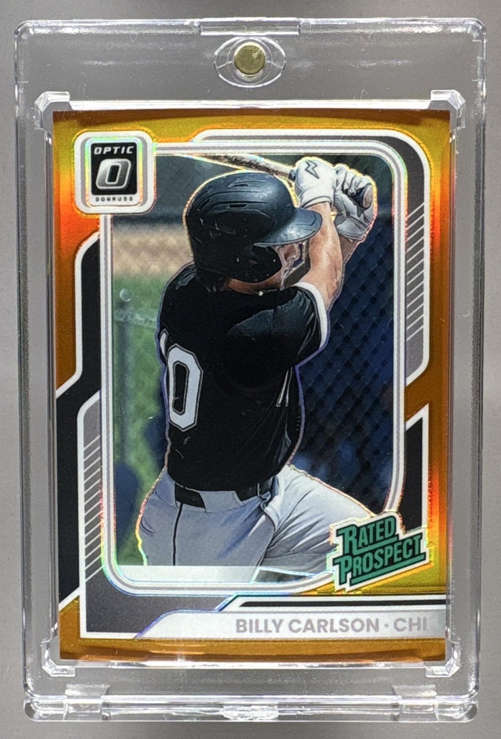 2026 PANINI DONRUSS BILLY CARLSON #197 RATED PROSPECTS ORANGE /199 PROSPECT