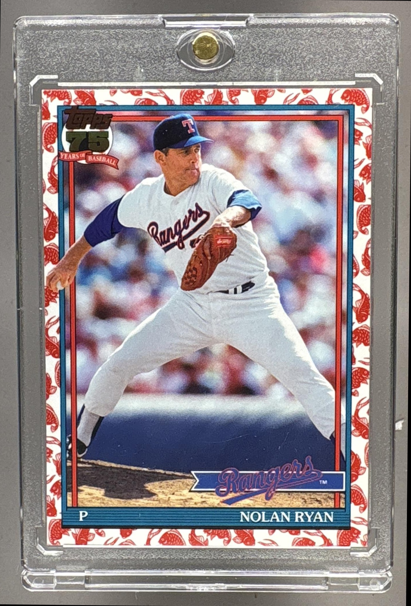2026 TOPPS SERIES 1 NOLAN RYAN #T91-97 1991 KOI FISH RANGERS