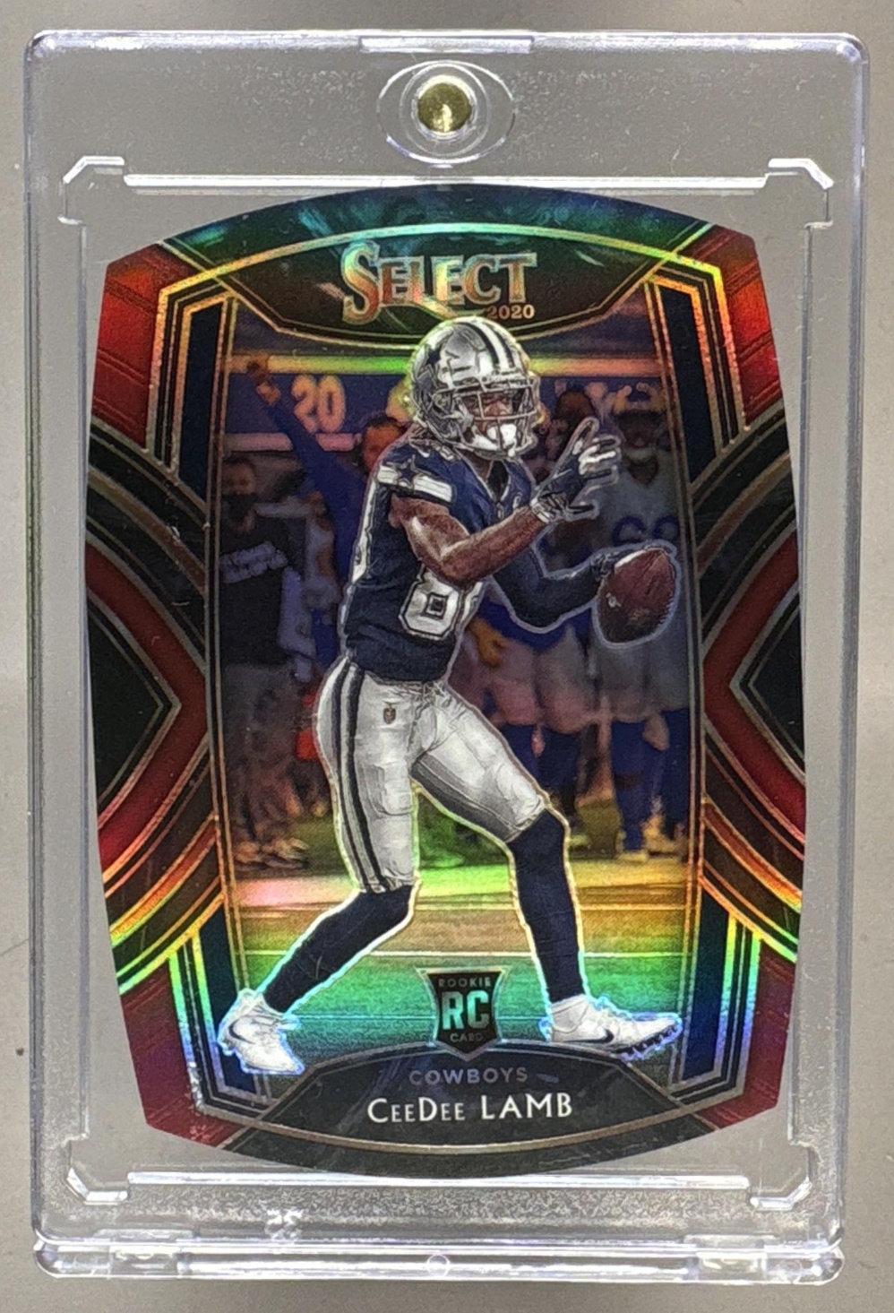 2020 PANINI SELECT CEEDEE LAMB #257 MAROON PRIZM DIE CUT CLUB RC COWBOYS