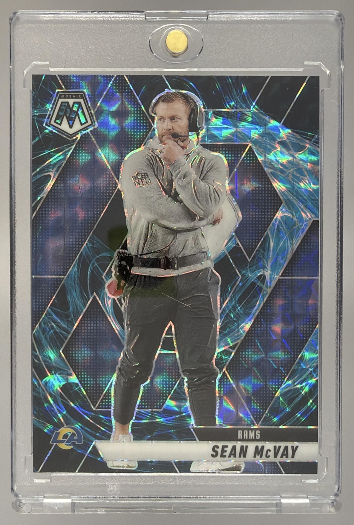 Card image for 2025 Panini Football Mosaic Sean McVay #238 Los Angeles Rams