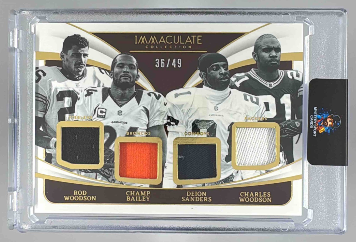 Card image for 2024 Panini Football Eminence Deion Sanders Royals /10 #12 Dallas Cowboys