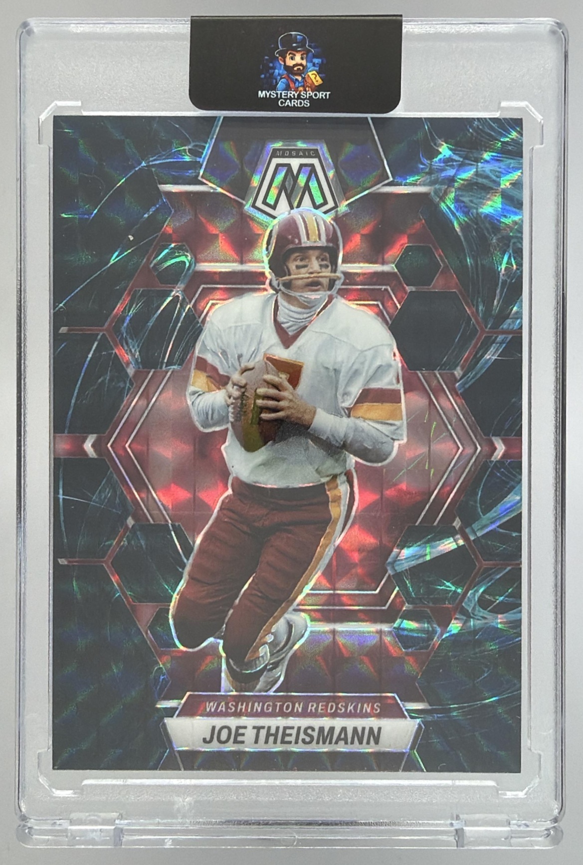 Card image for 2023 Panini Mosaic Joe Theismann Genesis Mosaic #250 Redskins