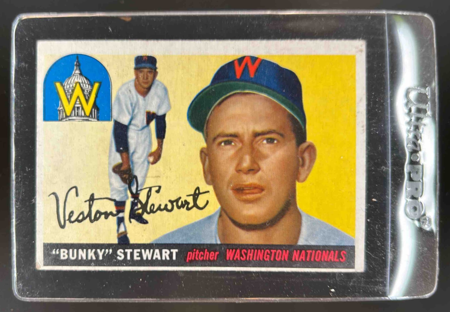 Card image for 1955 TOPPS BUNKY STEWART #136 RC ROOKIE