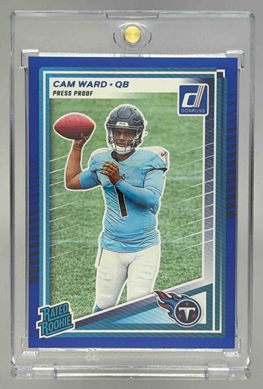 Card image for 2025 Panini Donruss Cam Ward Optic Rated Rookie Preview #350 RC Titans