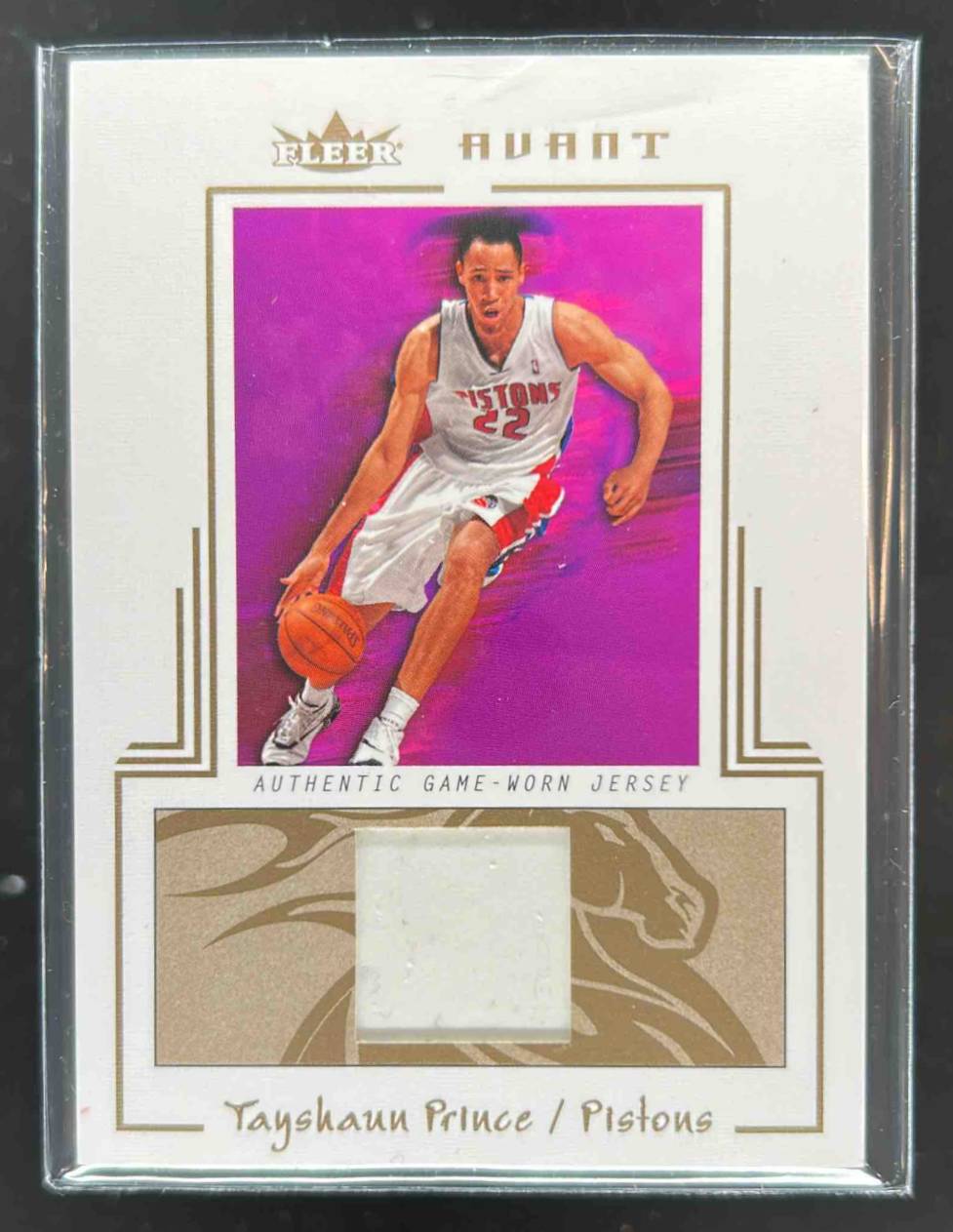 Card image for 2003-04 FLEER AVANT TAYSHAUN PRINCE #AGW/TP FLEER BANKRUPTCY PROOF DET PISTONS