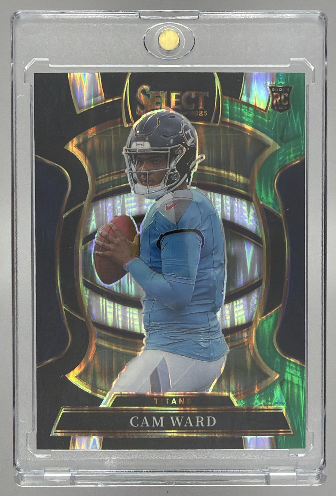 Card image for 2025 Panini Football Select Cam Ward Concourse #26 RC Tennessee Titans