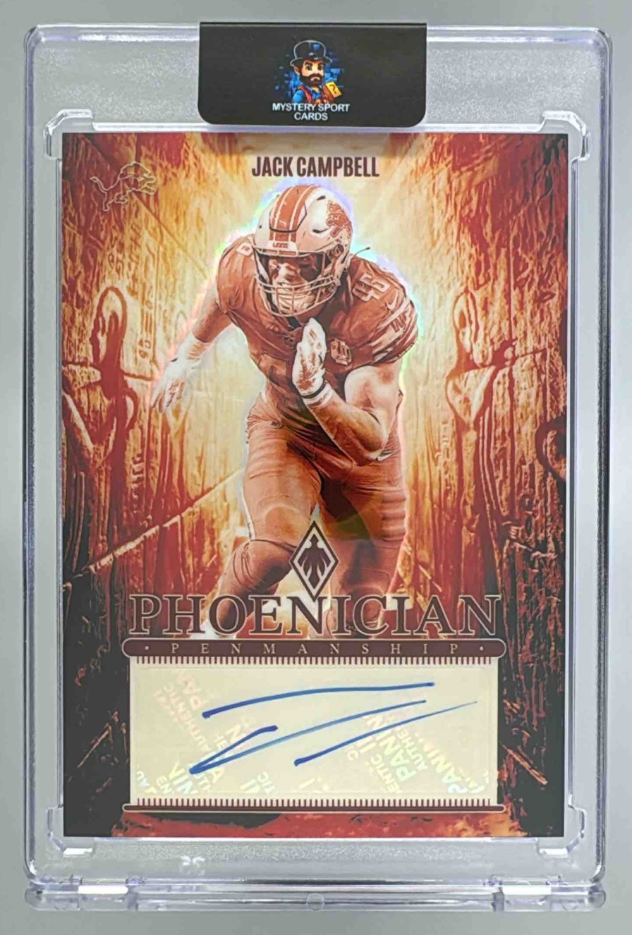 Card image for 2024 Panini Phoenix Jack Campbell Phoenician Penmanship #PP-JCL Auto Lions