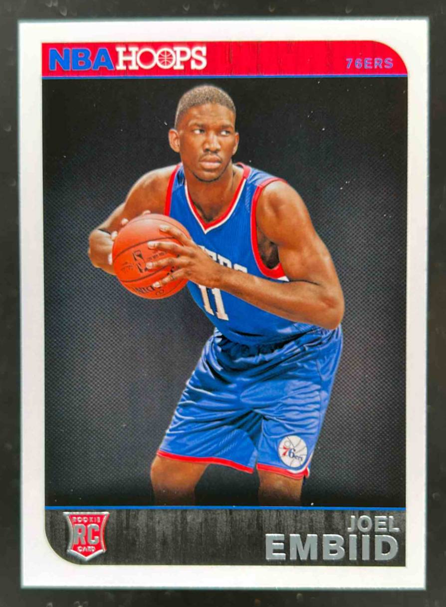 Card image for 2014-15 PANINI HOOPS JOEL EMBIID #263 RC ROOKIE PHILADELPHIA 76ERS