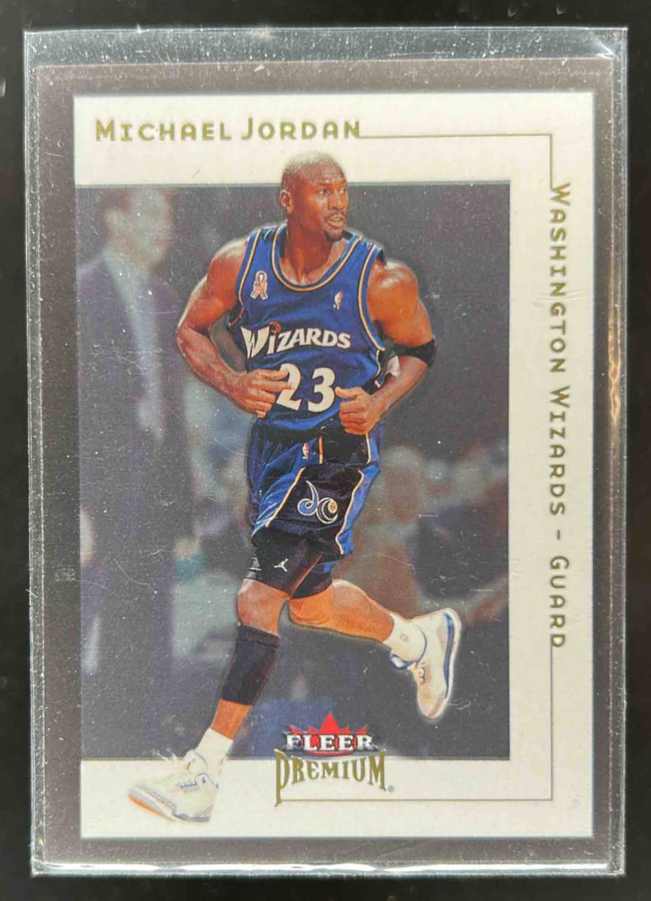 Card image for 2001-02 FLEER PREMIUM MICHAEL JORDAN #5 WASHINGTON WIZARDS