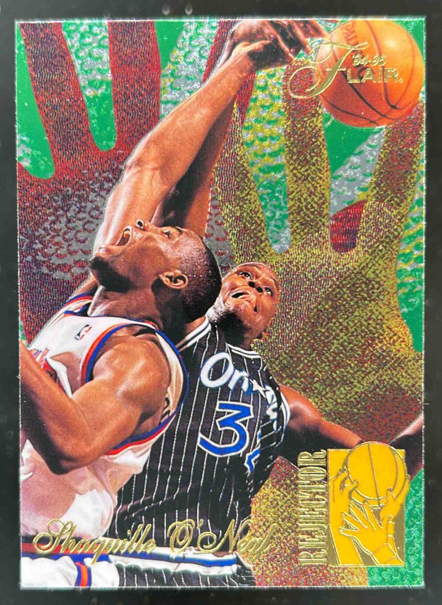 Card image for 1994-95 FLEER FLAIR SHAQUILLE O'NEAL REJECTORS #5 ORLANDO MAGIC