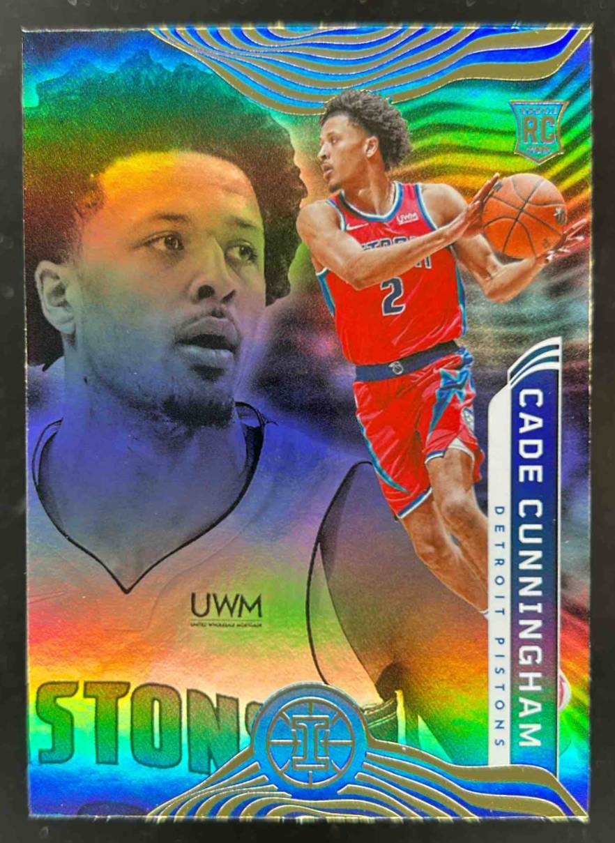 Card image for 2021-22 PANINI ILLUSIONS CADE CUNNINGHAM #151 RC ROOKIE DETROIT PISTONS