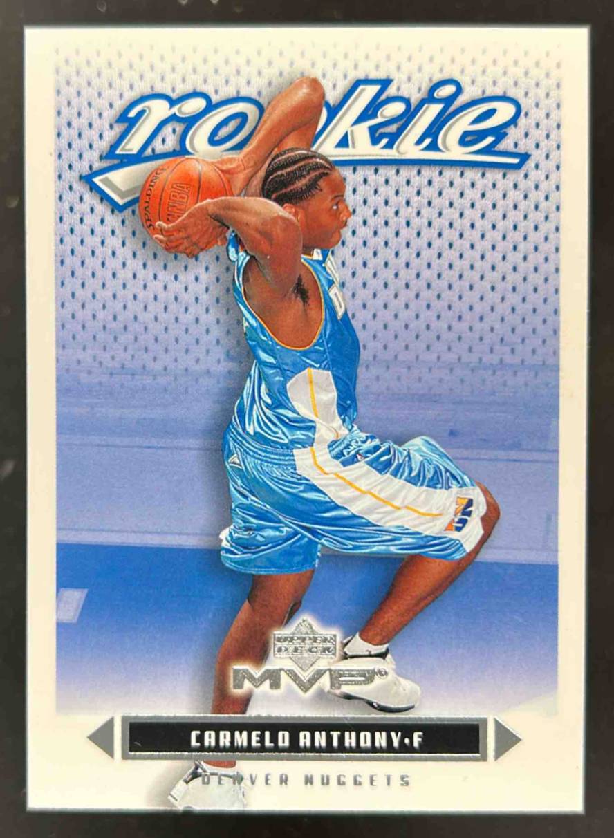 Card image for 2003-04 UPPER DECK MVP CARMELO ANTHONY #203 RC ROOKIE DENVER NUGGETS