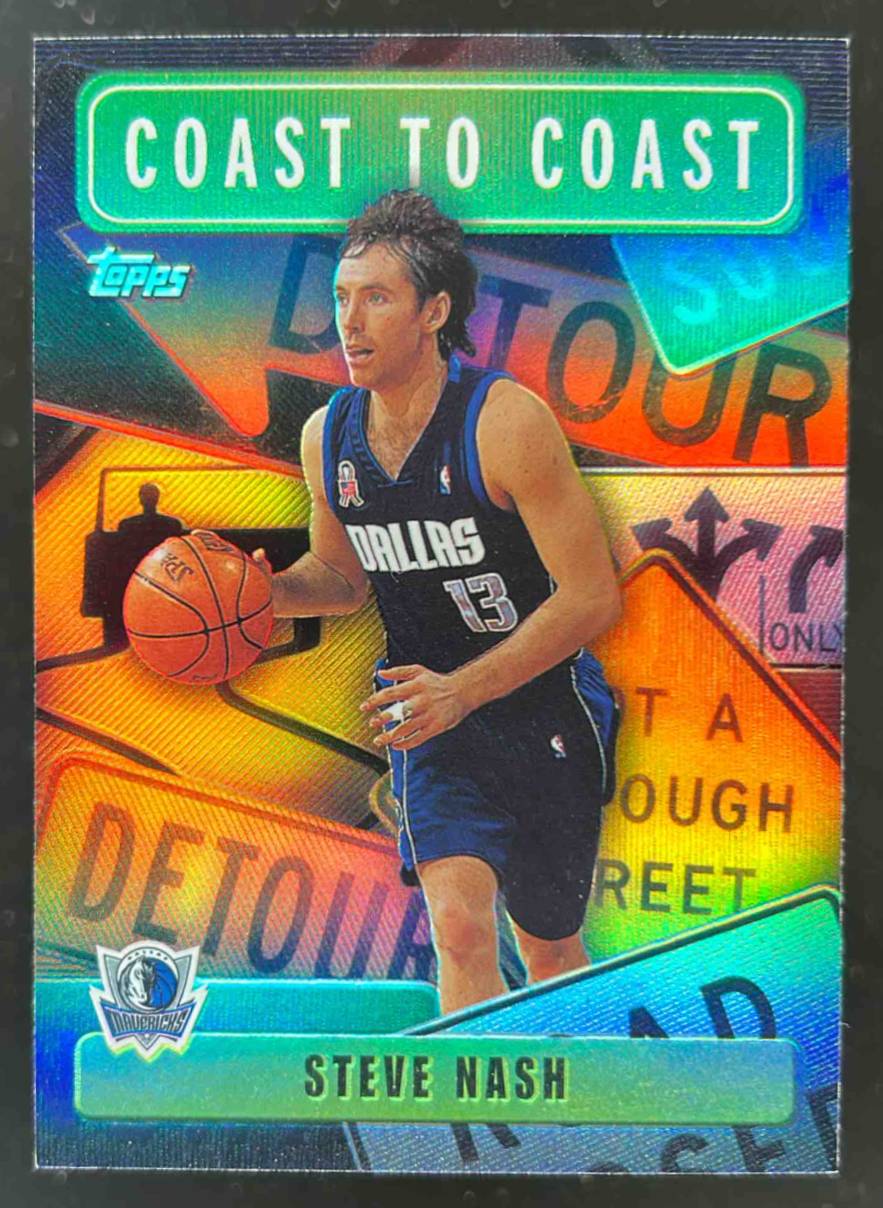 Card image for 2002-03 TOPPS STEVE NASH COAST TO #CC14 DALLAS MAVERICKS