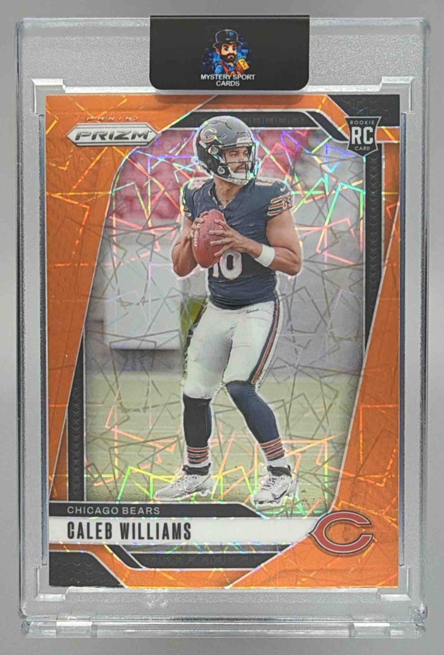 Card image for 2024 Panini Football Prizm Caleb Williams Silver #301 RC Chicago Bears