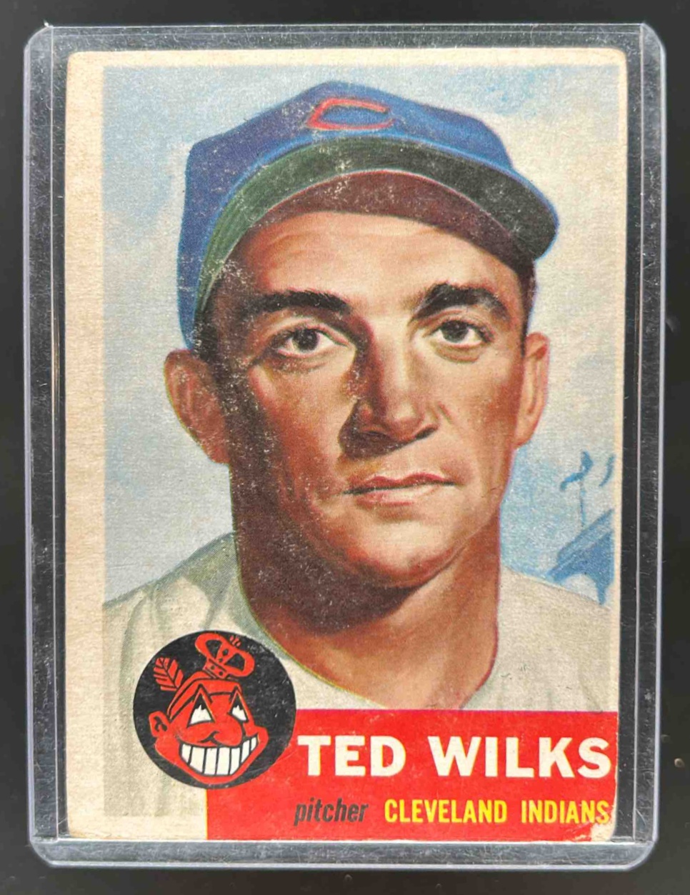 Card image for 1953 TOPPS BASEBALL TED WILKS #101A