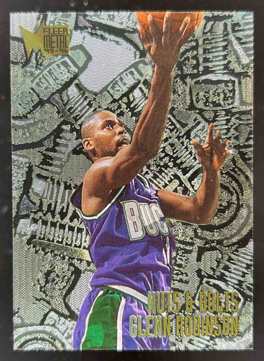 Card image for 1995-96 FLEER METAL GLENN ROBINSON #218 MILWAUKEE BUCKS