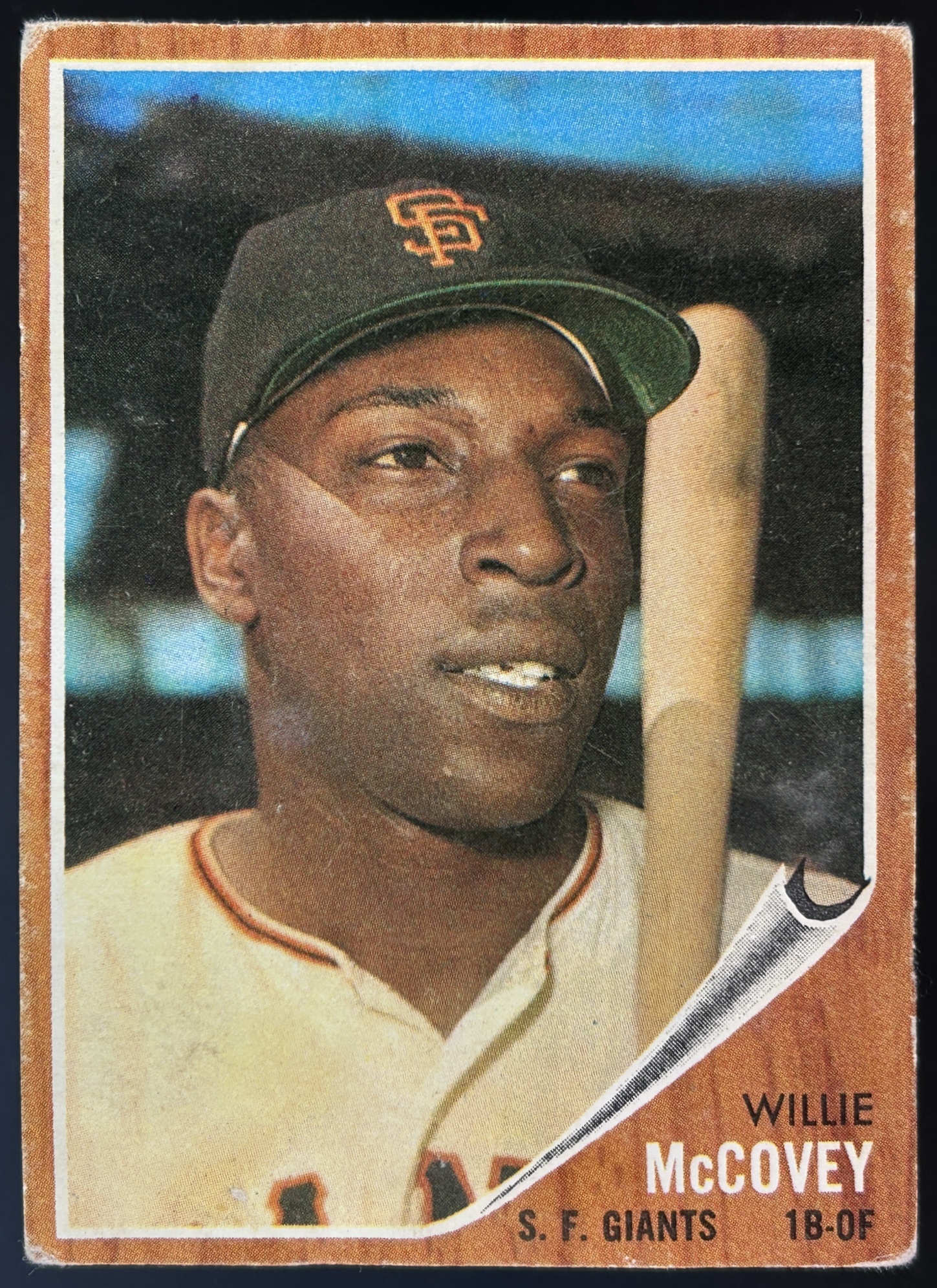 Card image for 1962 TOPPS WILLIE MCCOVEY #544 SP HI # SAN FRANCISCO GIANTS