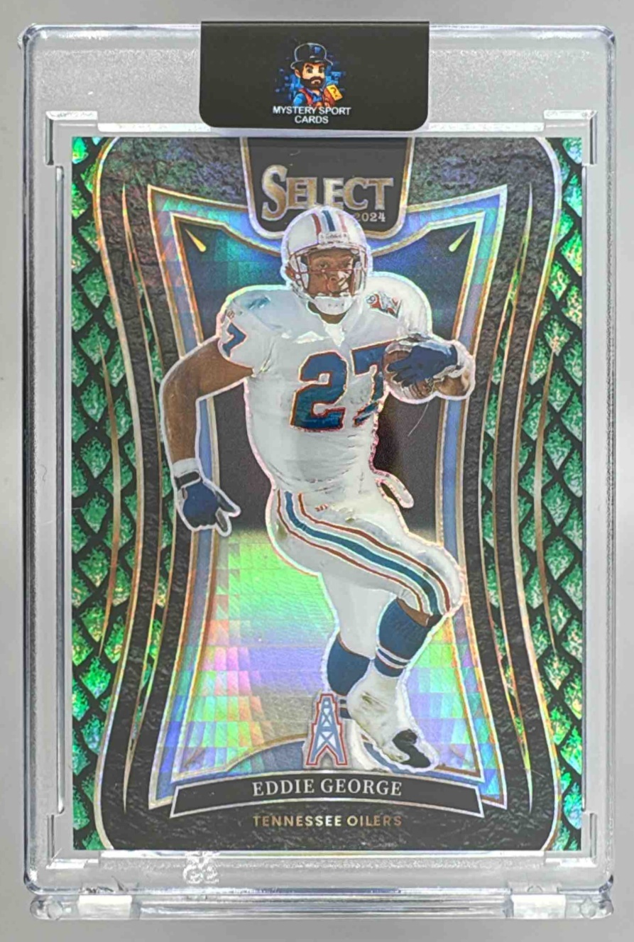 Card image for 2024 Panini Football Select Eddie George Suite Dragon Scale Prizm /81 #336