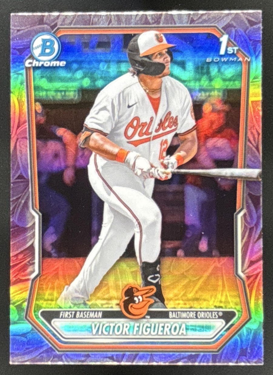 Card image for 2026 Bowman Victor Figueroa Chrome Sunflower Seeds Refractor 1st Prospect