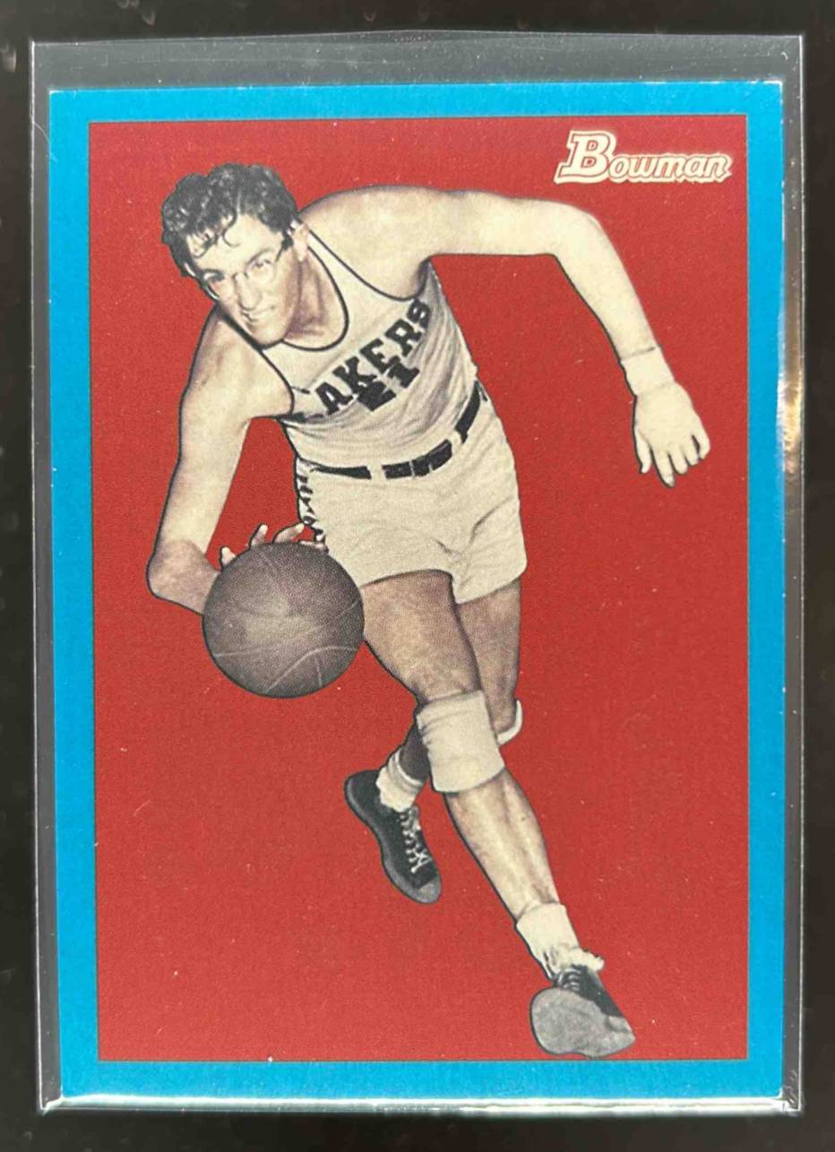 Card image for 2009-10 BOWMAN 48 GEORGE MIKAN BLUE /1948 #90
