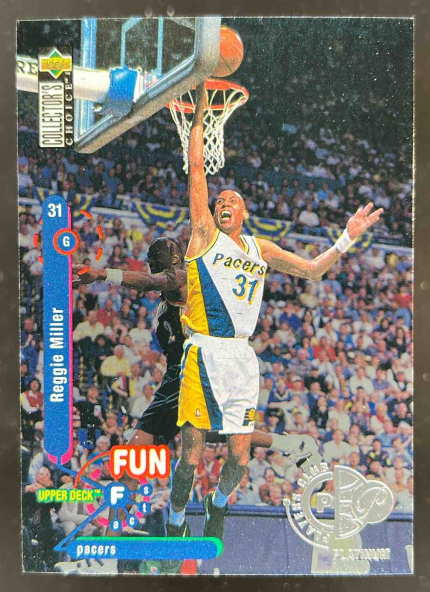 Card image for 1995-96 Upper Deck Collector's Choice Reggie Miller Player's Club #176