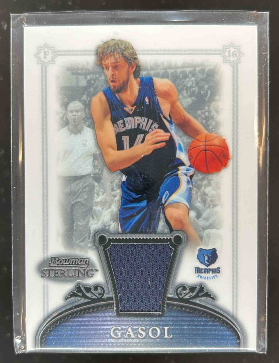 Card image for 2006-07 BOWMAN STERLING PAU GASOL #4 MEM MEMPHIS GRIZZLIES