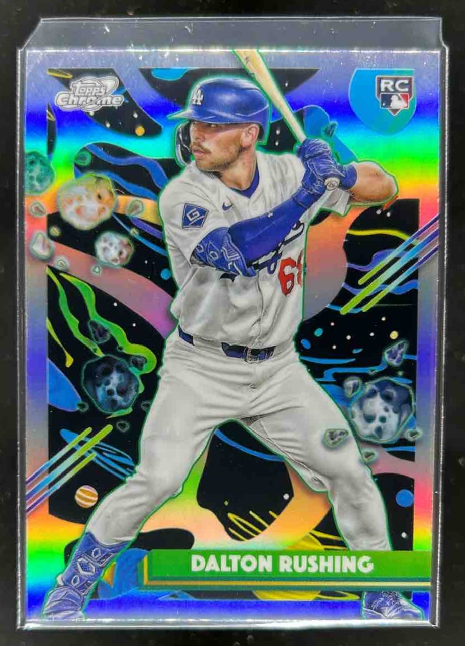 Card image for Dalton Rushing 2025 Topps Cosmic Chrome Refractor