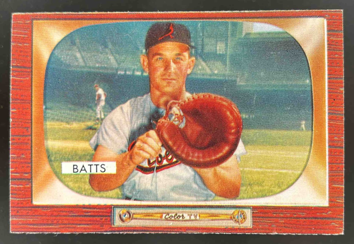 Card image for 1955 BOWMAN BASEBALL MATT BATTS #161 BALTIMORE ORIOLES