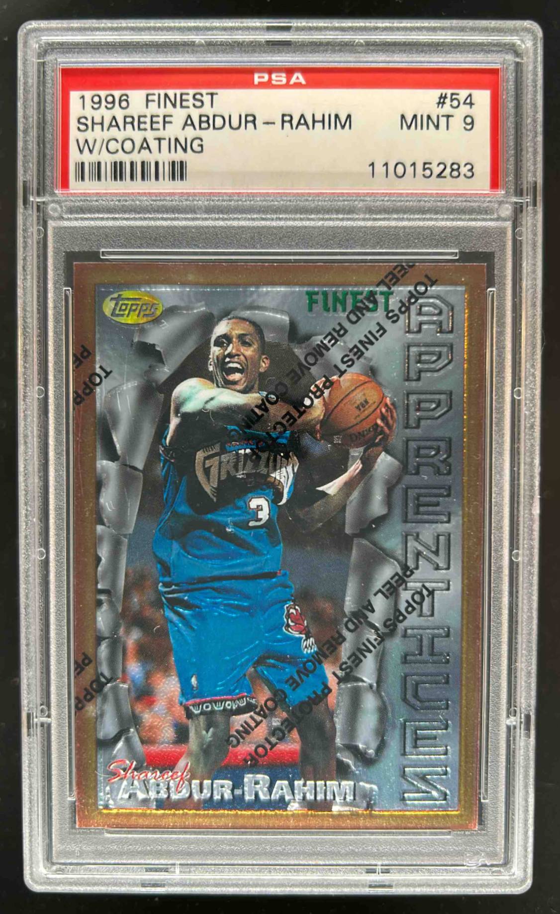Card image for 2018-19 PRIZM STEPHEN CURRY #222 PRIZMS RED /299 PSA 9