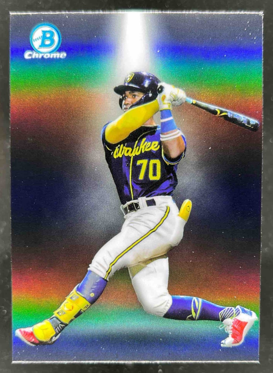 Card image for Luis Pena 2025 Bowman Baseball Draft Spotlights Milwaukee Brewers