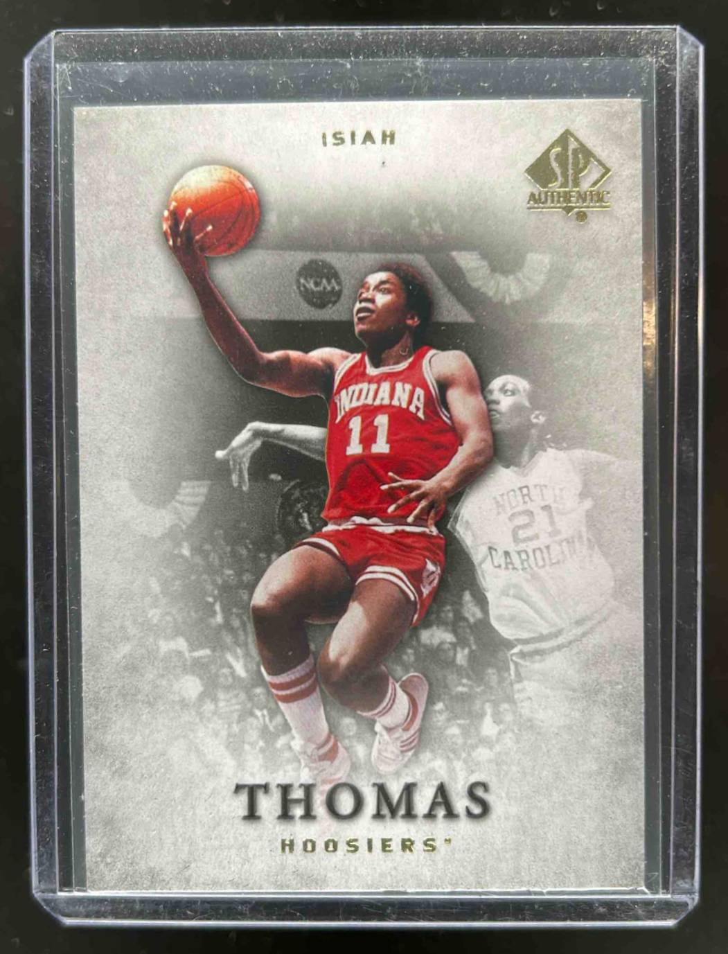 Card image for 2012-13 SP AUTHENTIC ISIAH THOMAS #10 INDIANA HOOSIERS