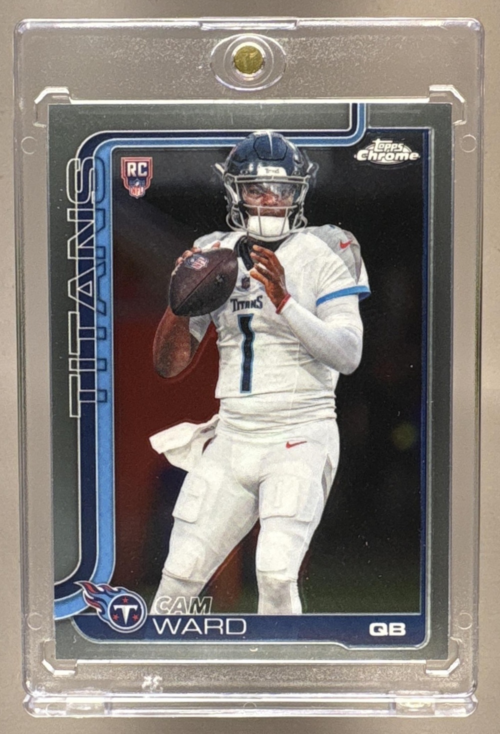 2025 TOPPS CHROME CAM WARD #314 ROOKIE RC TITANS