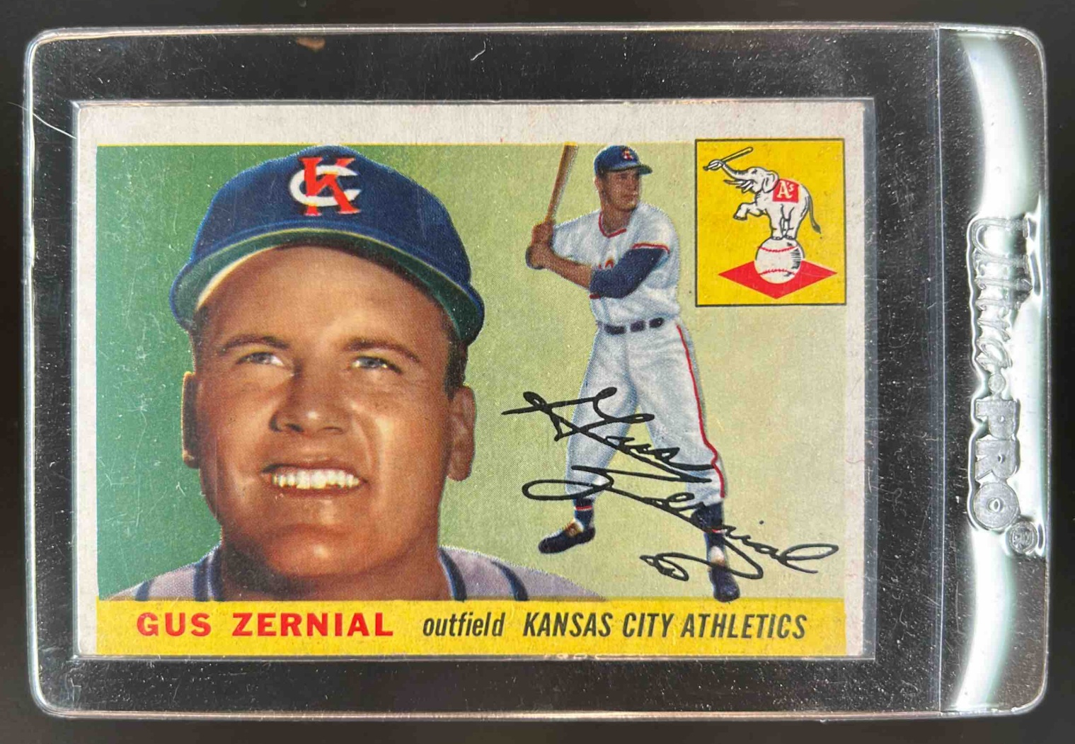 Card image for 1955 TOPPS GUS ZERNIAL #110